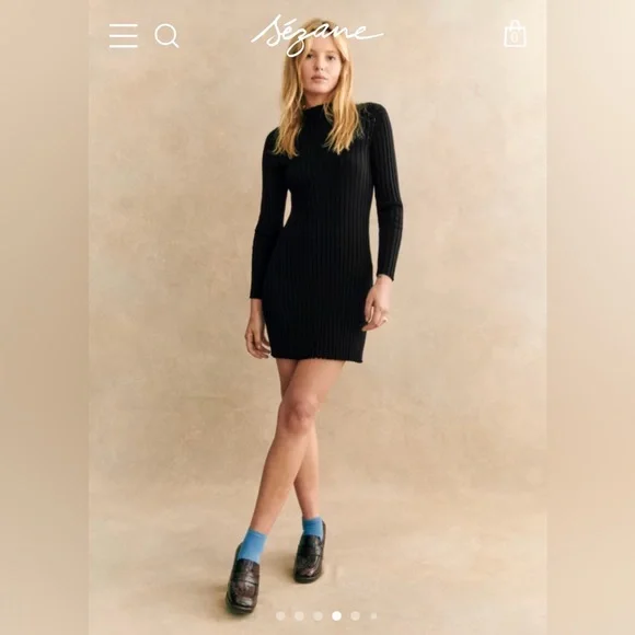 Sezane Donatela organic cotton dress - Picture 4 of 10